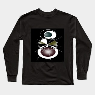 Warped Moon Cycle Long Sleeve T-Shirt